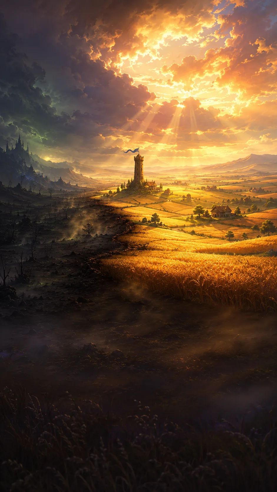 The Emberfields, golden harvest country gone grey